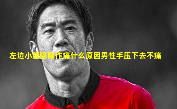 左边小腹隐隐作痛什么原因男性手压下去不痛