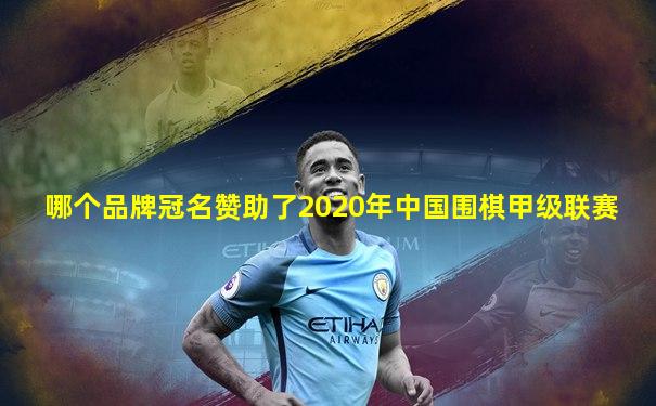 哪个品牌冠名赞助了2020年中国围棋甲级联赛