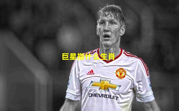 巨星指什么生肖