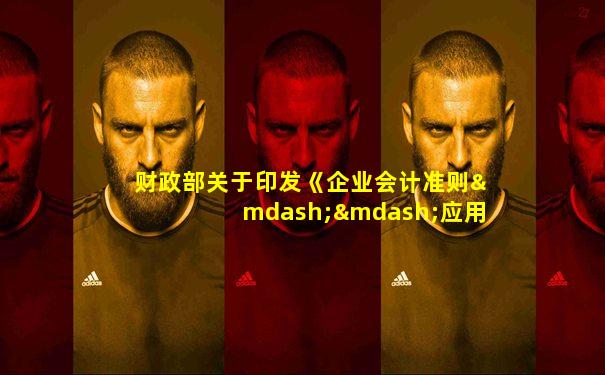 财政部关于印发《企业会计准则——应用指南》的通知